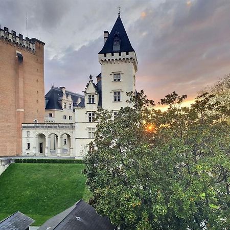 Vue Magique Sur Le Chateau Dans Un Quartier Populaire Pau Bagian luar foto