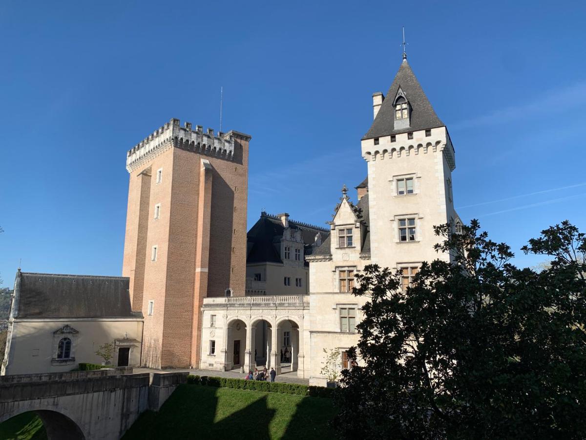Vue Magique Sur Le Chateau Dans Un Quartier Populaire Pau Bagian luar foto